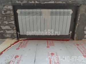Монтаж радиаторов отопления в Самаре с использованием нержавеющих трубок в Самаре