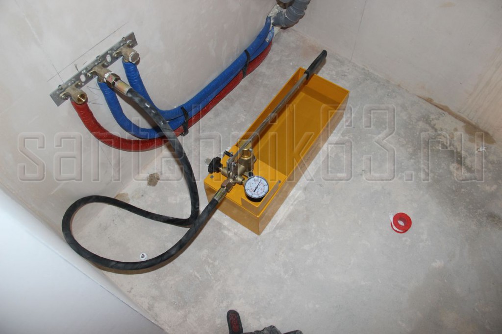 Сантехник в Самаре. Сантехнические работы в Самаре. Опрессовка